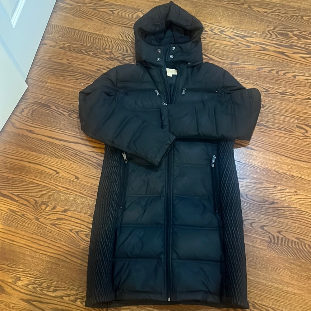 Michael Kors sz L long winter coat- gently worn, very warm!